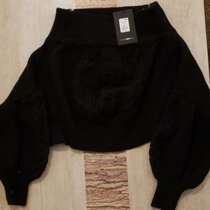 Fashion Nova crop top sweater